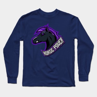 Horse Power Mascot Long Sleeve T-Shirt